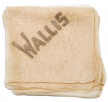 Wallis Simpson, the Duchess of Windsor Owned Silk Handkerchief, Embroidered With Wallis in Satin